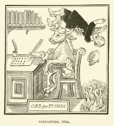 Caricatura, 1644 de English School
